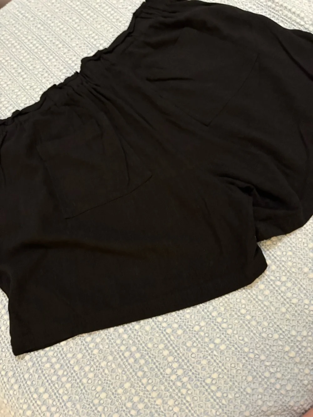 Maurices Black Elastic-Waist Shorts sz 2X